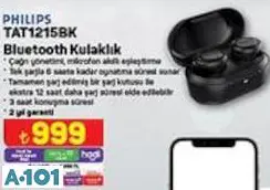PHİLİPS TAT1215BK BLUETOOTH KULAKLIK PHİLİPS TAT1215BK BLUETOOTH KULAKLIK